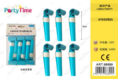 *LINGUE DI MENELIK 6PC 6CM BLUE