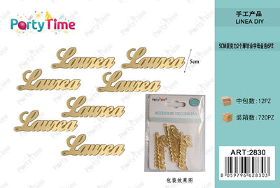 *Accessori decorativi 5CM 6PZ laurea