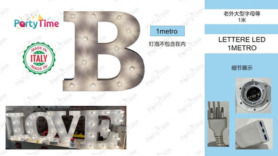 LETTERE LED 1METRO B