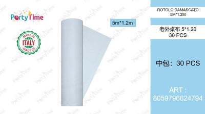 TOV.LA DAM PARTYTIME BIANCO 1.18X5M