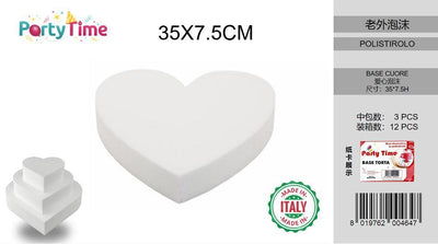 BASE CUORE DIAMETRO 35 CM H 7.5 CM