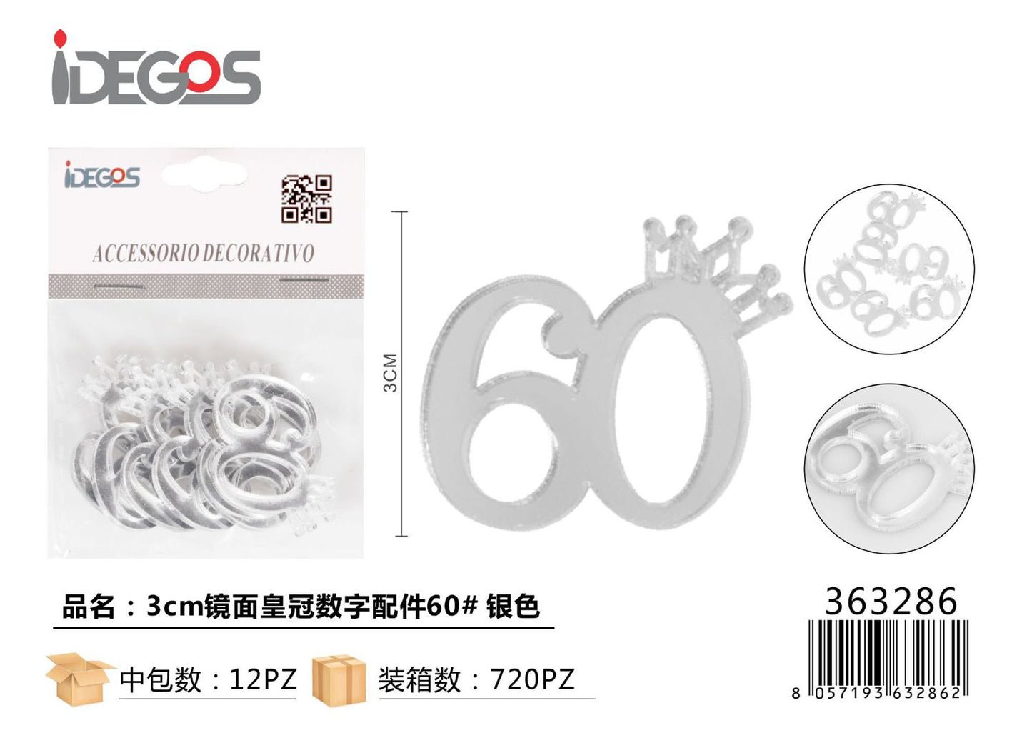 ACC/DECORATIVI ARGENTO N 60