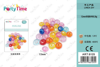 *PERLINE COLORE MISTO 12mm