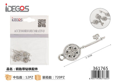 ACC/DECORAZIONE LUCCHETTO STRASS