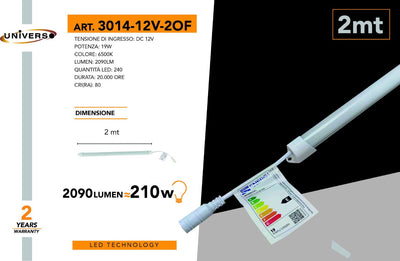 STRISCE LED/12V/18W/6500K/2M