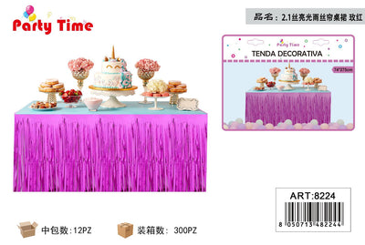 *tenda per party 74*275CM rosa