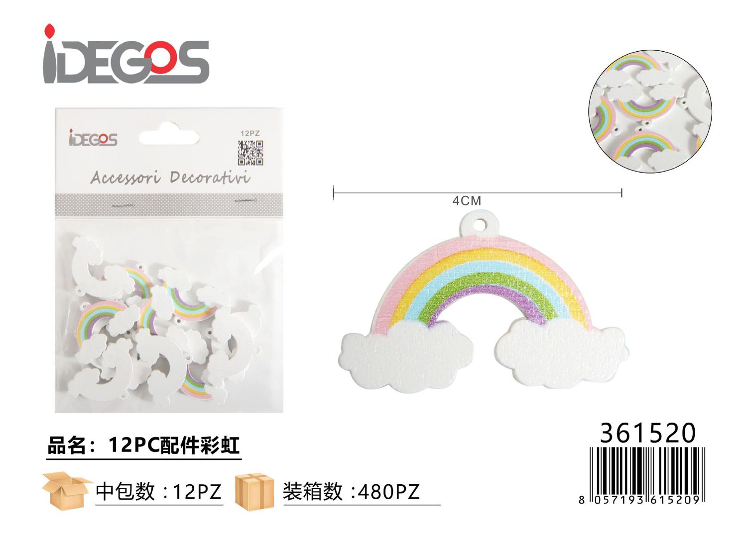 ACC/DECORATIVI ARCOBALENO