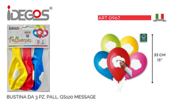 BUSTE PALLONCINI GOMMA GS120