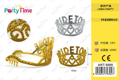 *9*12CM cerchietto 'pride to be'oro e argento