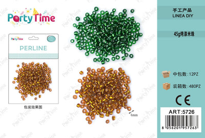 *perline 4mm  giallo