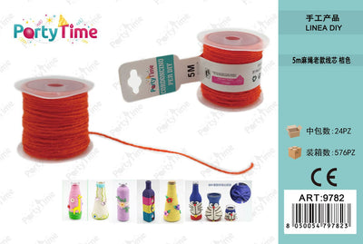 *CORDONCINO PER DIY 5m ARANCIONE