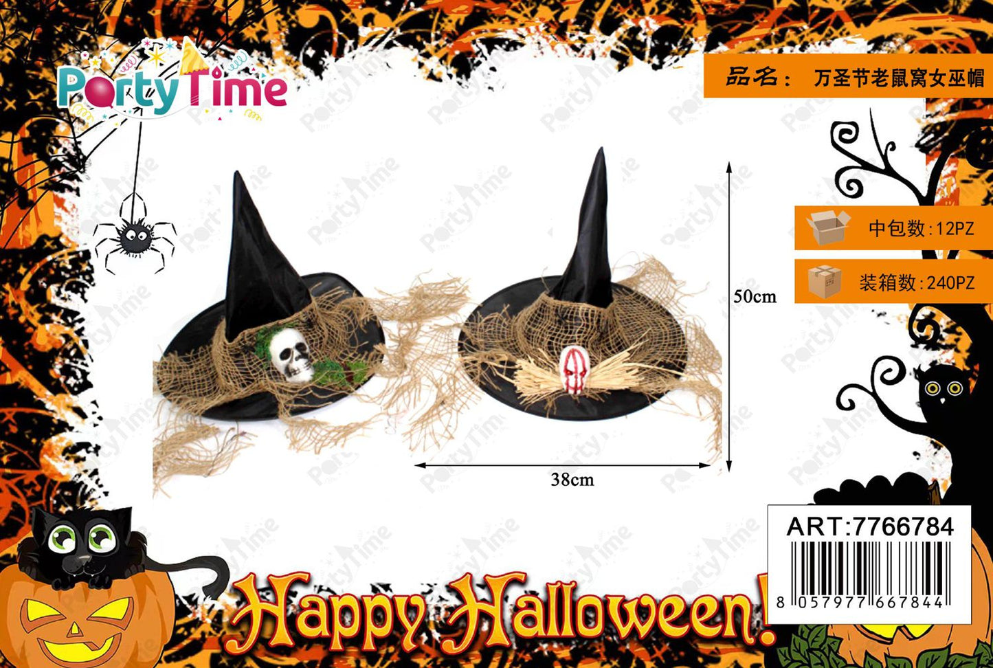 *38*50CM CAPPELLINI HALLOWEEN