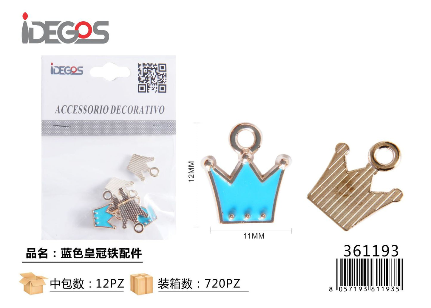 ACC/DECORATIVI A CORONA CELESTE