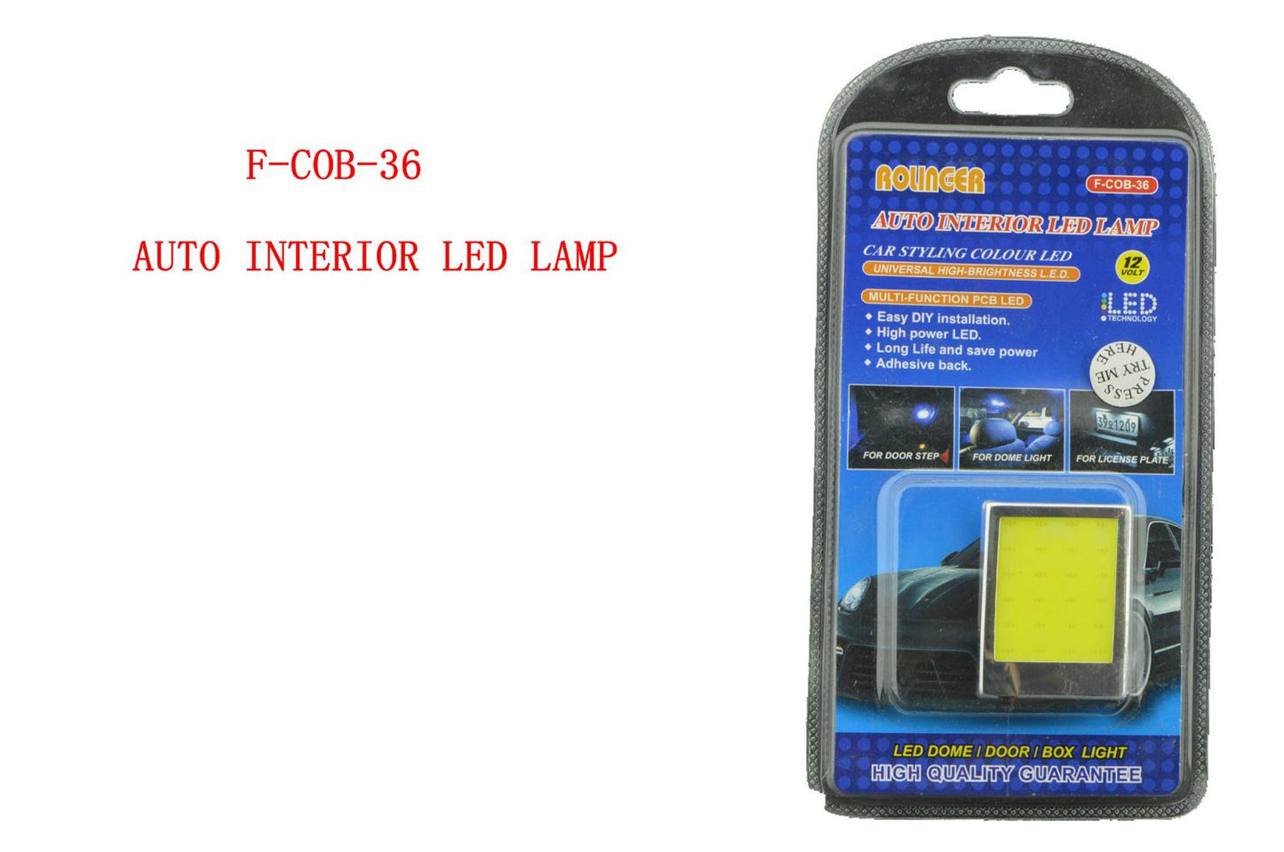 ROLINGER AUTO LED LAMP F-COB-36