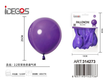 PALLONCINI IN LATTICE VIOLA 10PZ 2.2G