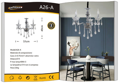 LAMPADARIO DA SOFFITTO