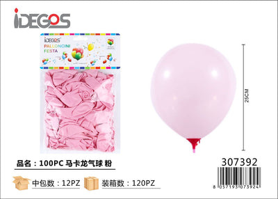 PALLONCINI MACARON ROSA 100PZ