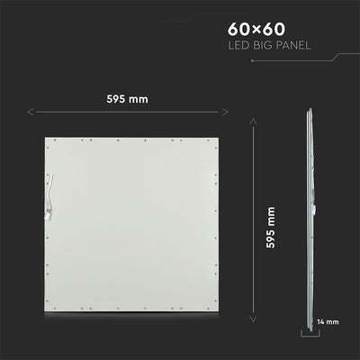 LED Panel 45W 600 x 600 mm 3000K Incl Driver 6PCS/SET