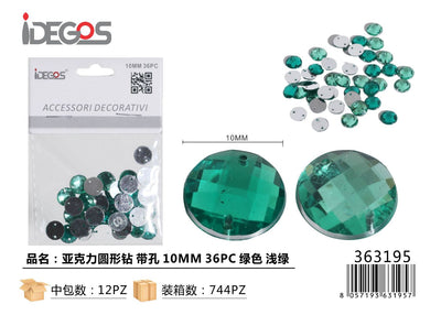 ACC/DECORATIVI CRISTALI VERDE