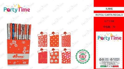 CARTA REGALO 0.7*2M NATALE