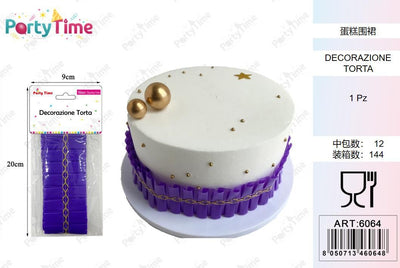 *DECORAZIONE TORTA VIOLETTO 1M