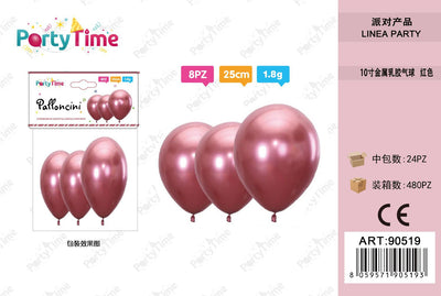 *PALLONCINI 1.5G 9" ROSSO