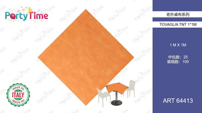 TOVAGLIA TNT 100*100 ARANCIO