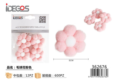 ACC/DECORATIVI A FIORE ROSA