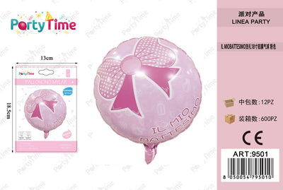 *palloncino IL MIOBATTESIMO rosa