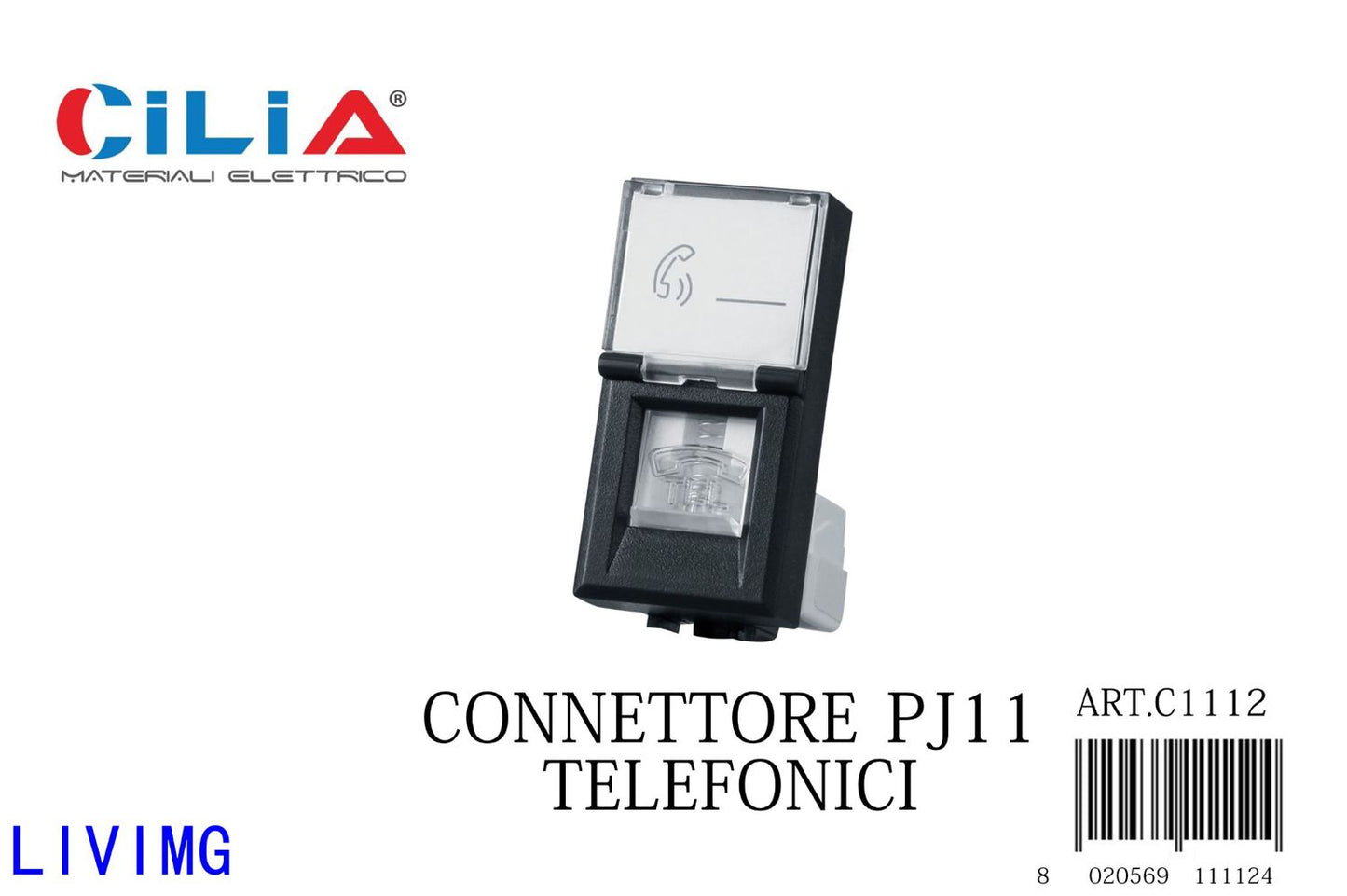 CONNETTORE RJ11 TELEFONICI