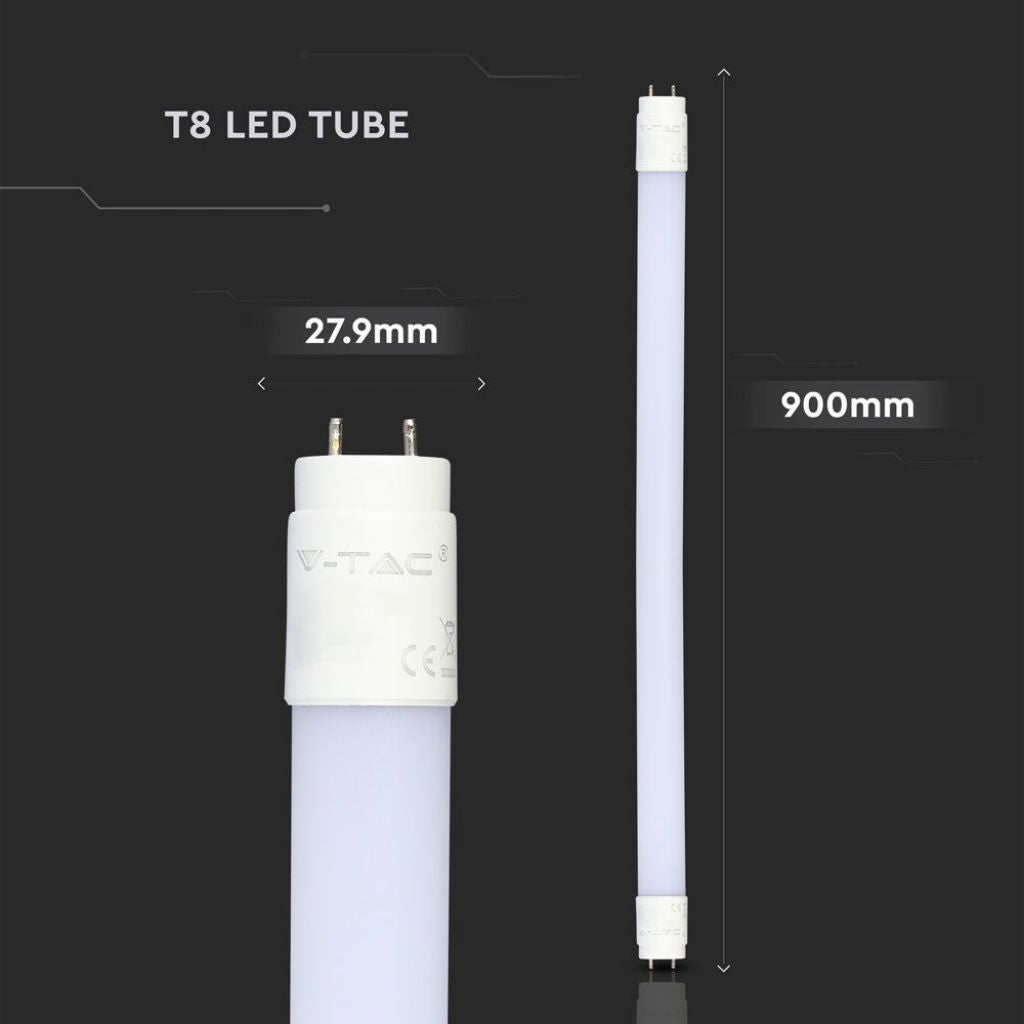 V-TAC Tubo LED T8 14W G13 90cm in Nanoplastica 6400K