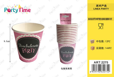 *BICCHIERI BACHELORETTE PARTY 12PZ