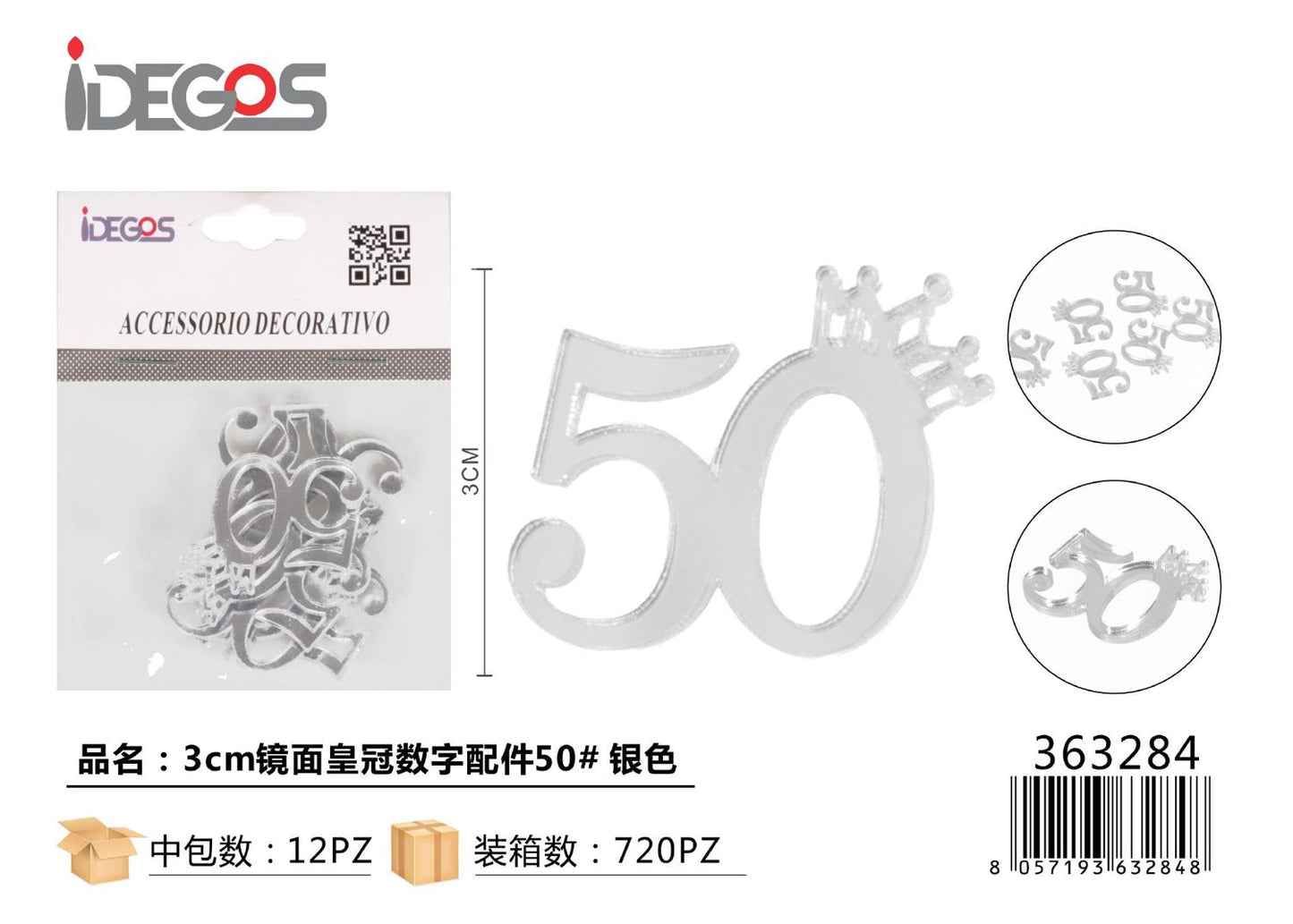 ACC/DECORATIVI ARGENTO N 50