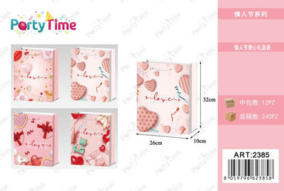 *BUSTA DI CARTA LOVE 26*32*10cm