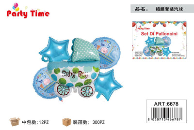 *SET DI PALLONCINI BABY BOY BLU