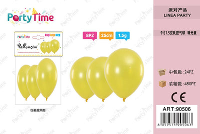 *PALLONCINI 1.5G 9" GIALLO