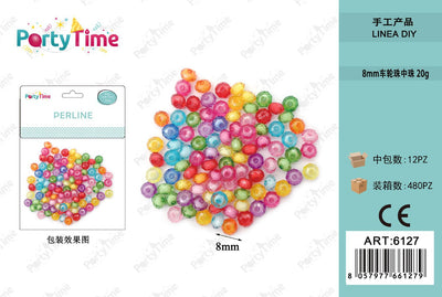 *PERLINE COLORE MISTO 8mm