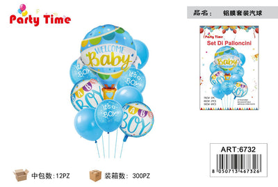 *SET DI PALLONCINI BOY BLU