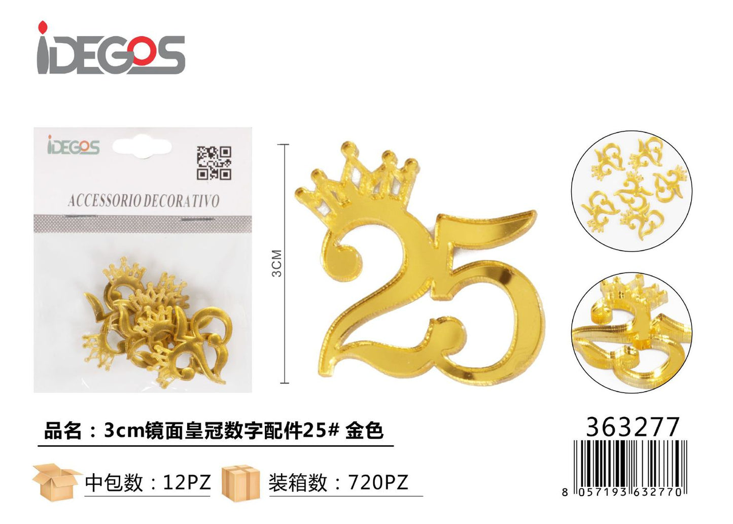 ACC/DECORATIVI  ORO N 25