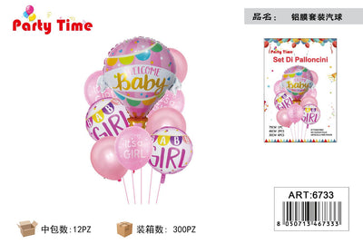 *SET DI PALLONCINI GIRL ROSA