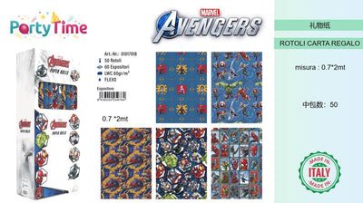 RT.CARTA DISNEY MARVEL 0.7MT*2MT