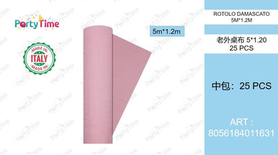 2116L Rotolo Carta Damascata 5 x 1,18m Rosa