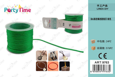 *CORDONCINO PER DIY 8m VERDE