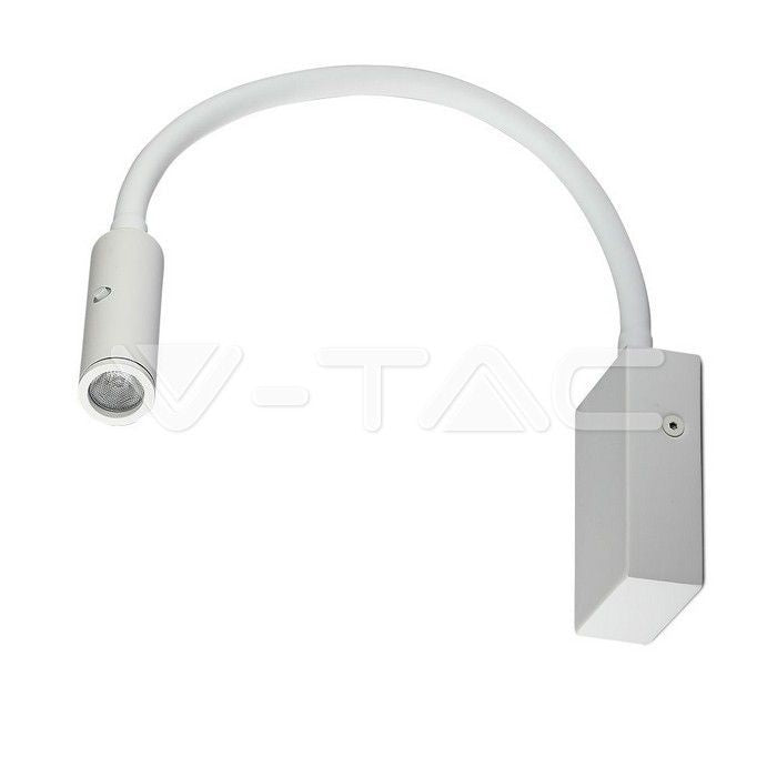 V-TAC Applique da Hotel per Lettura LED 3W Colore Bianco 3000K