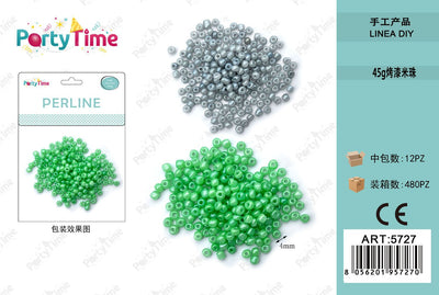 *perline 4mm verde