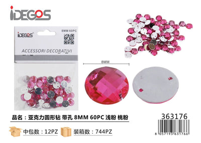 ACC/DECORATIVI CRISTALI ROSA