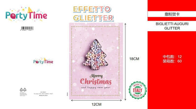 *BIGLIETTO BUON NATALE C/FOIL