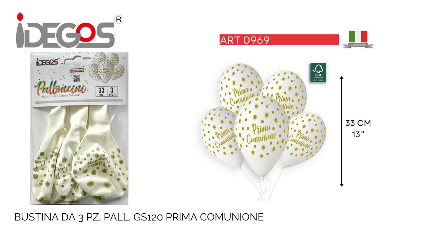 BUSTE PALLONCINI GOMMA GS120